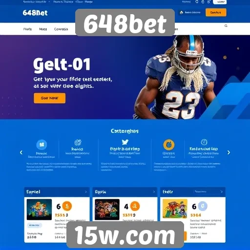 Acessibilidade e design do site 648bet